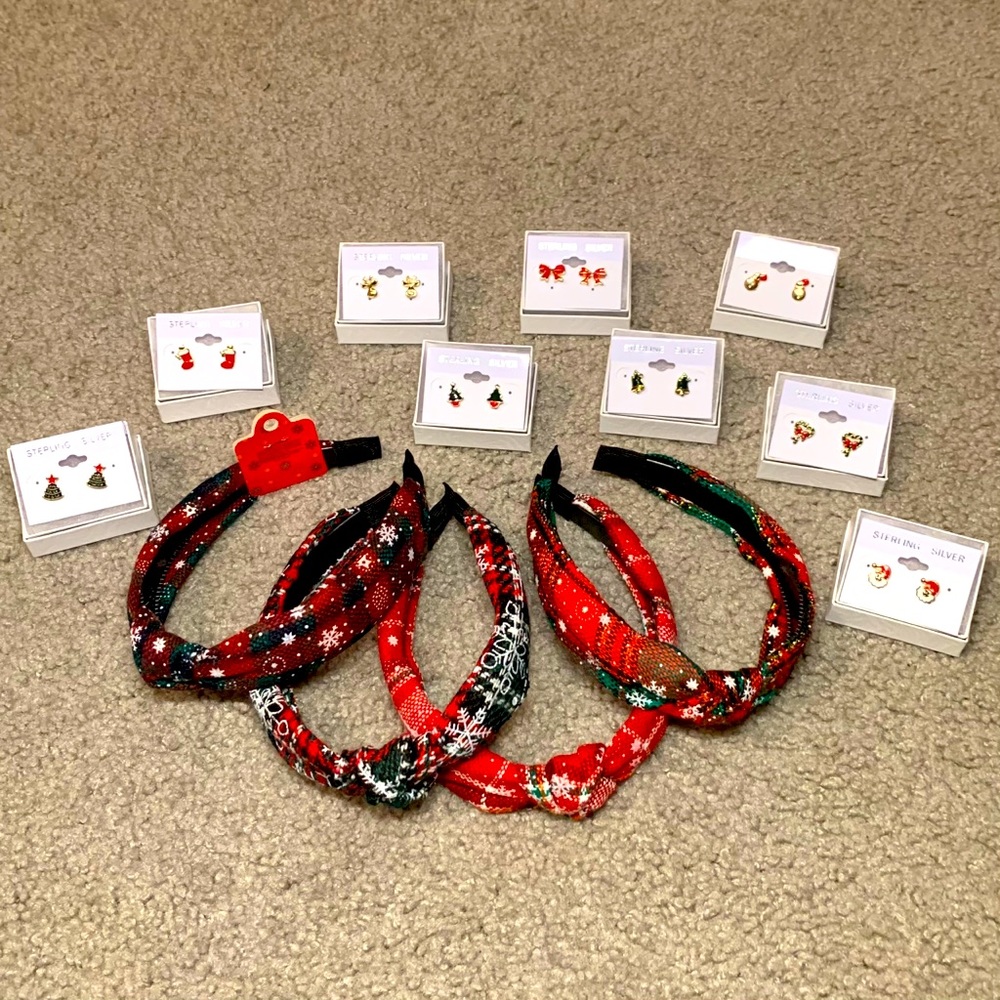 Headband and earrings set